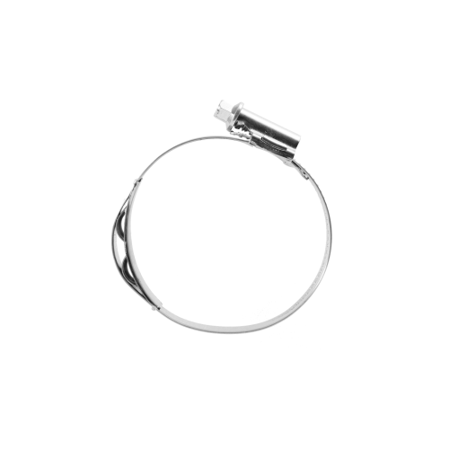German style offset spring hose clamp
